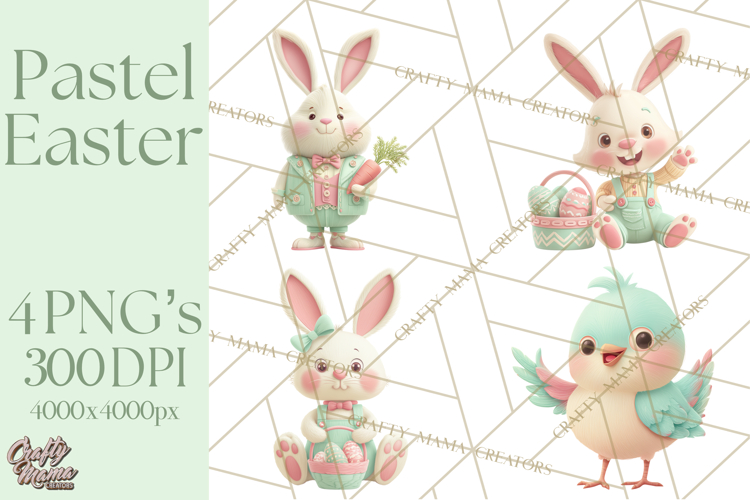 Easter Bunny Clipart Image 17