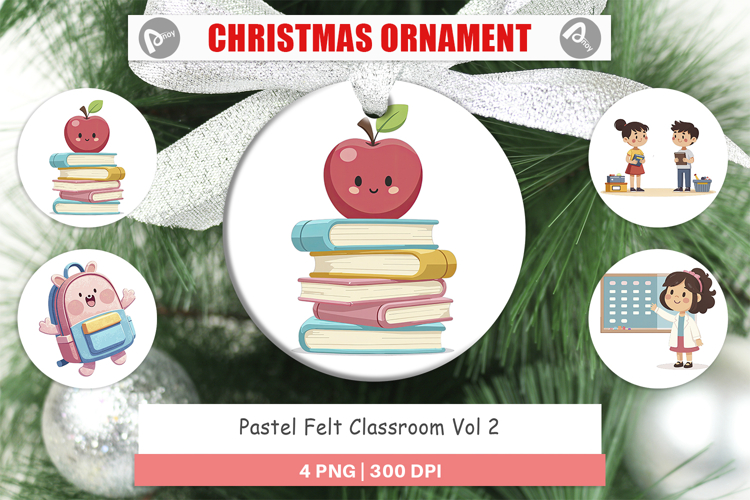 Ornament Pastel Felt Class