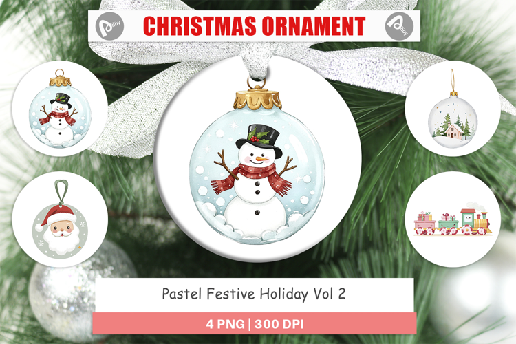 Ornament Pastel Holiday Festive