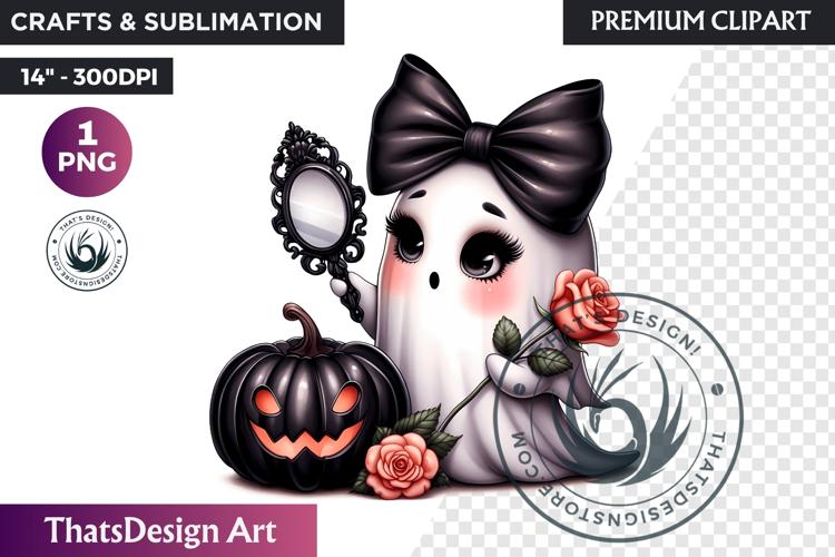 Halloween Ghost Clipart Image 11