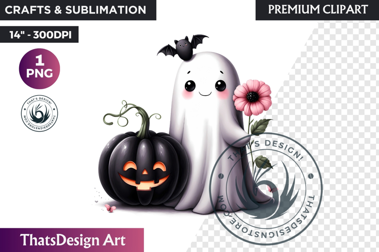 Halloween Ghost Clipart Image 8