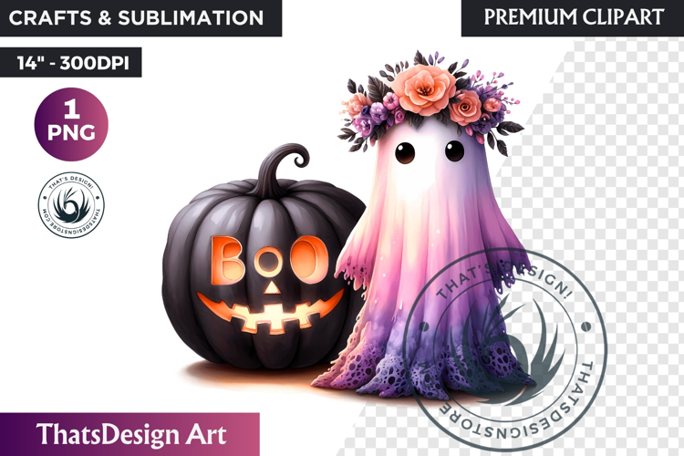Halloween Ghost Clipart Image 7
