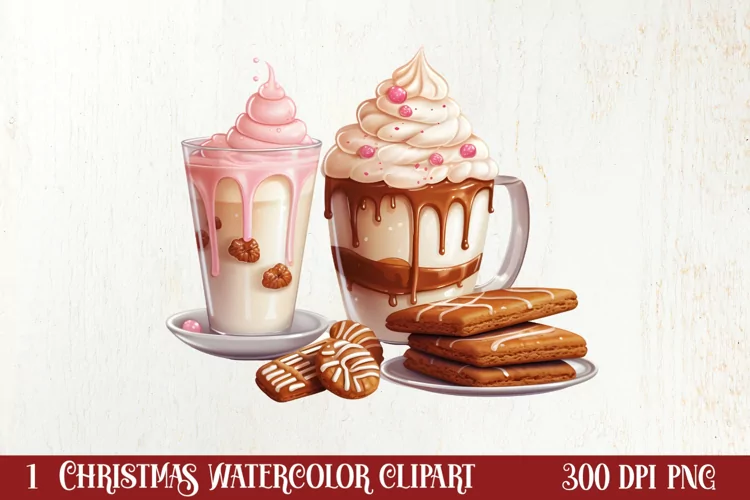 Pastel Gingerbread House Clipart Sublimation, Christmas PNG