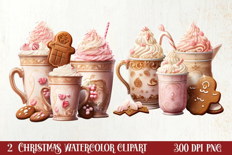 Pastel Gingerbread House Clipart Sublimation, Christmas PNG