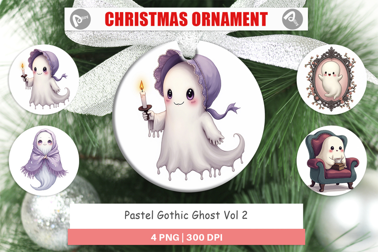 Ornament Pastel Gothic Ghost