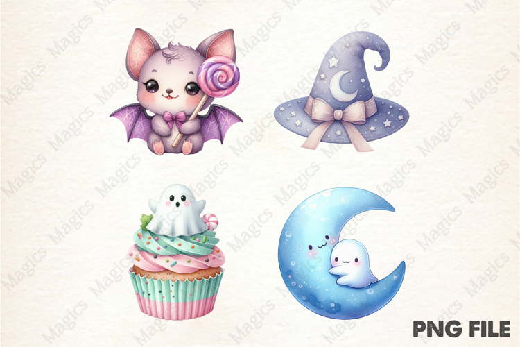Pastel Halloween Cute Clipart
