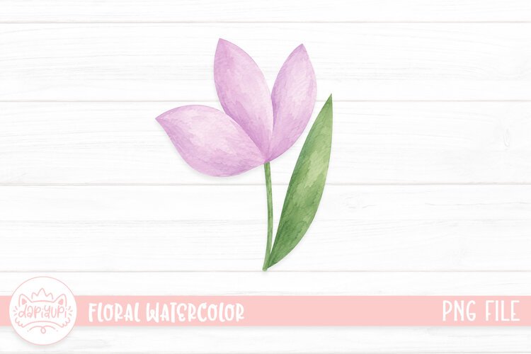 Botanical Watercolor Illustration, Floral Watercolor Design example image 1