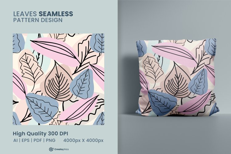 leaves seamless pattern, leaves digital paper, leaves wrapping paper, leaves pattern, leaves wrap