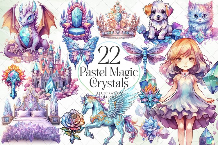 Pastel Magic Crystals Collection Bundle