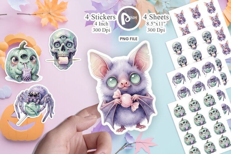 Midnight Muncher Treats Sticker example image 1