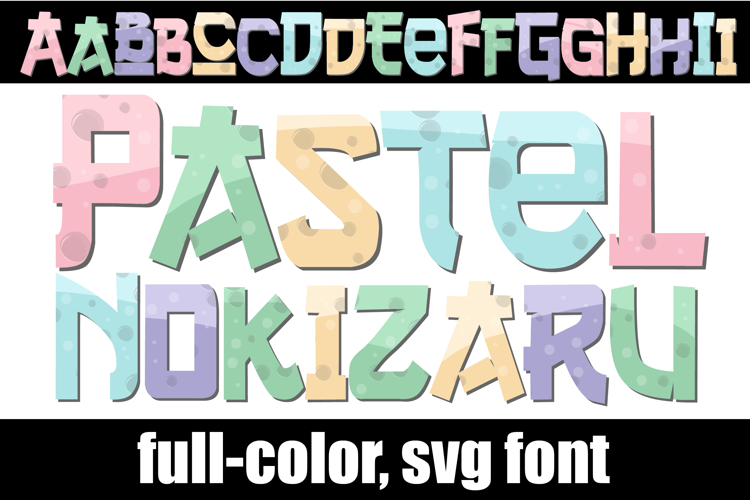 Pastel Nokizaru Color Font