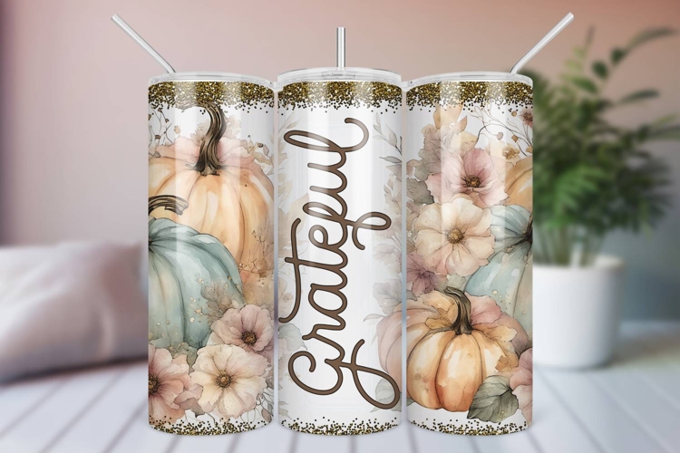 20 Oz Sublimation Tumbler Templates Image 8