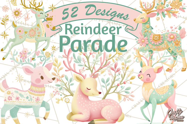 Reindeer Clipart Image 9
