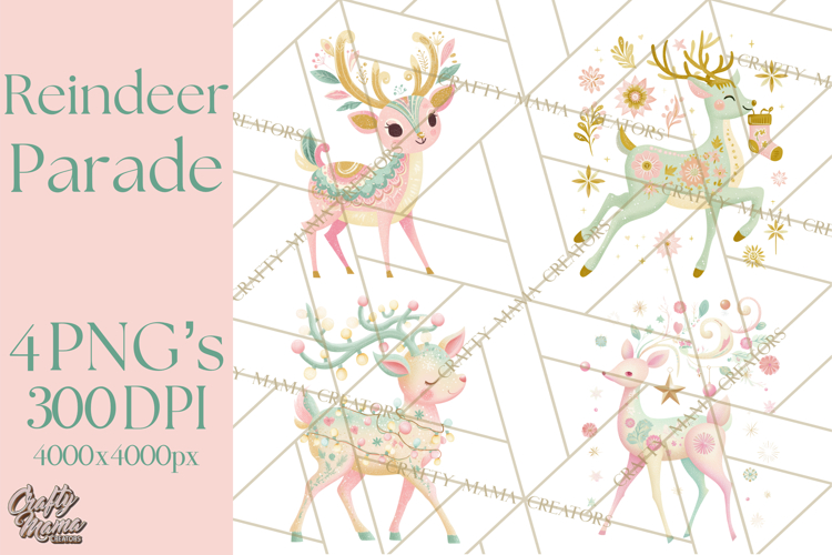 Reindeer Clipart Image 22