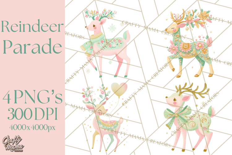 Reindeer Clipart Image 24