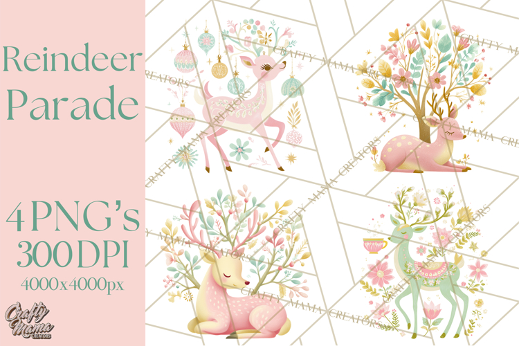 Reindeer Clipart Image 4