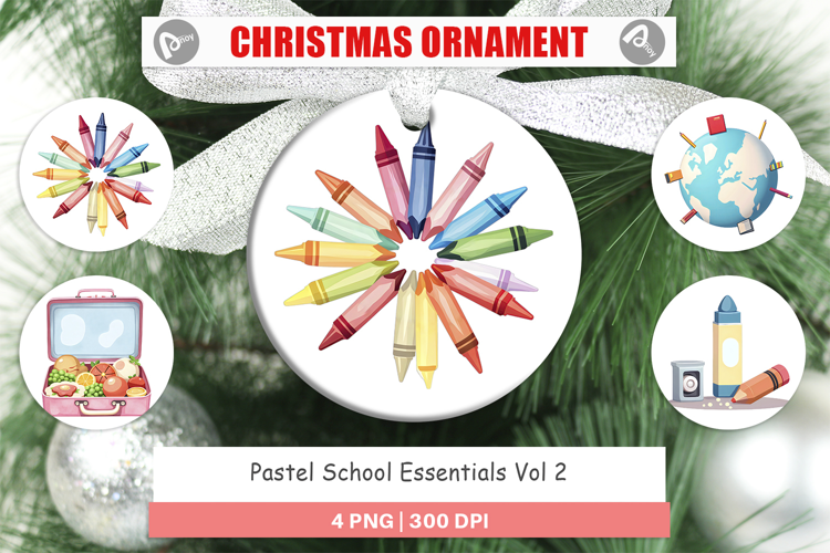 Ornament Pastel School Essentials