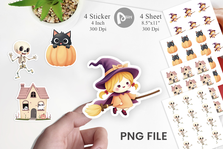 Pastel Spook Parade Sticker