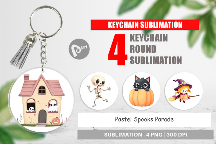 Keychain Pastel Spook Parade