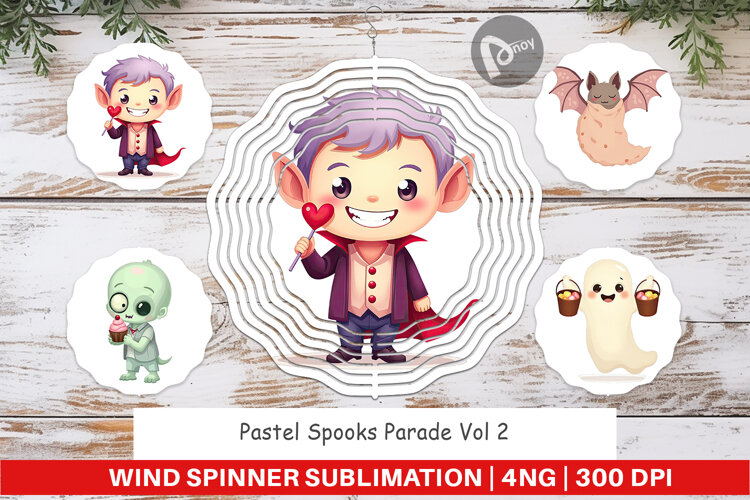 Wind Spinner Pastel Spook Parade example image 1