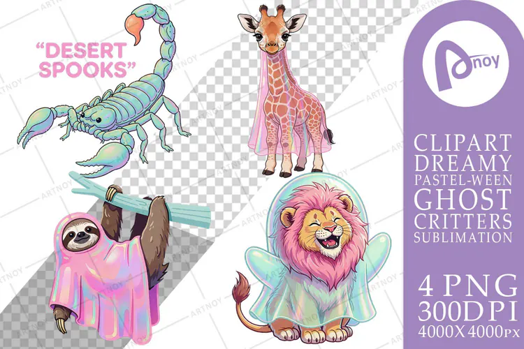 Spooky Safari Desert Pals Sublimation