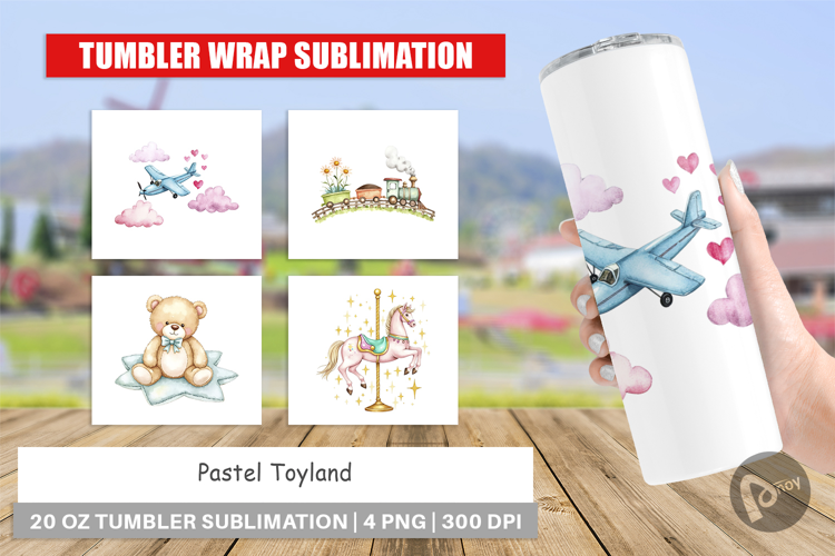 Tumbler Pastel Toyland