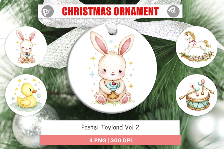 Ornament Pastel Toyland