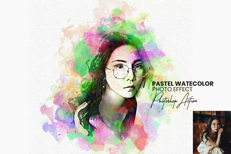 Pastel Watercolor Photoshop Action