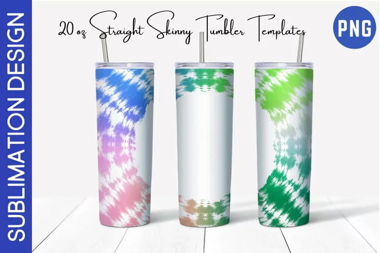 Pastel Watercolor 20 oz Skinny Tumbler
