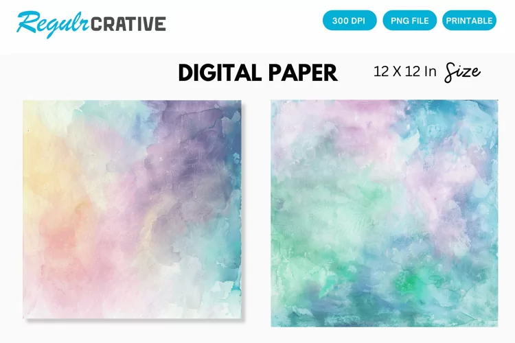 Pastel Seamless Digital Paper