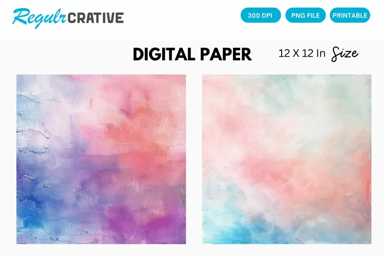 Pastel Seamless Digital Paper