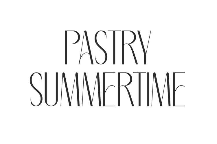 Pastry Summertime Font