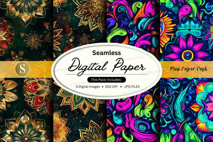 Seamless digital paper mockup