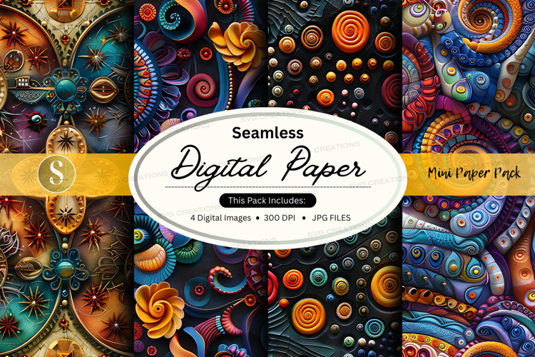 Seamless digital paper mockup