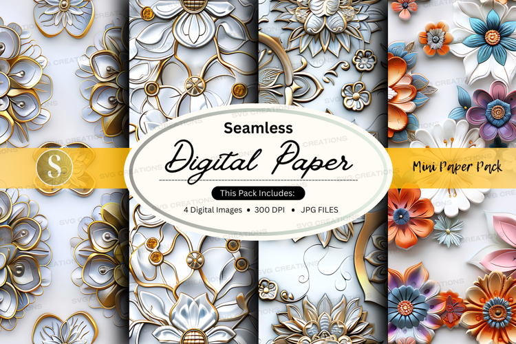 Floral Seamless Pattern Image 19