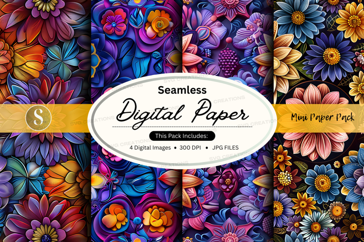 Floral Seamless Pattern Image 9
