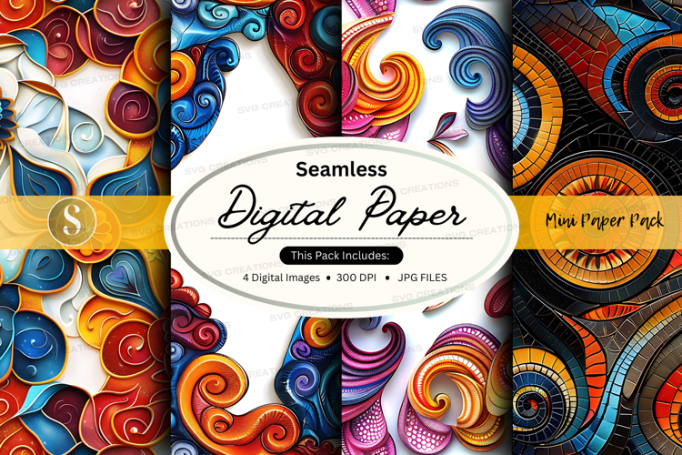 Seamless digital paper mockup