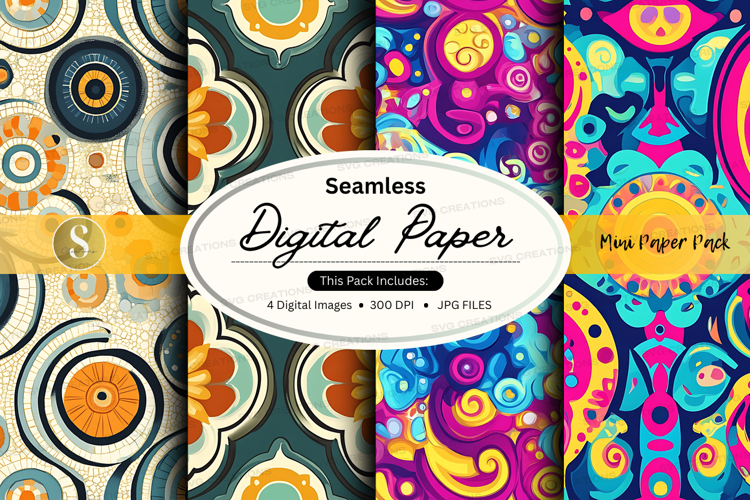 Geometric Seamless Pattern Image 13