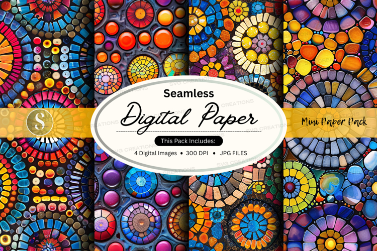 Geometric Seamless Pattern Image 17