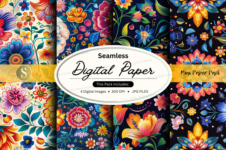 Floral Seamless Pattern Image 9