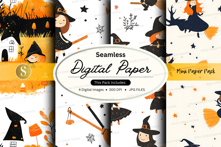 Halloween Seamless Pattern Image 15