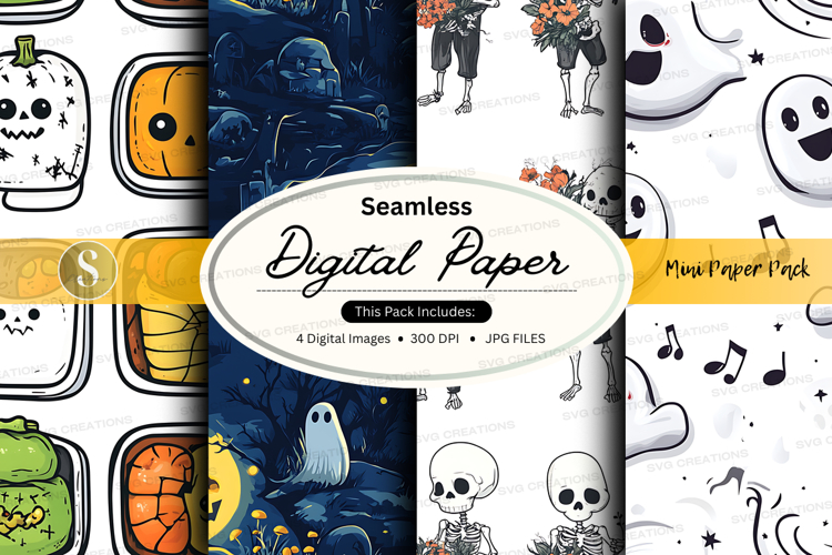 Halloween Seamless Pattern Image 10
