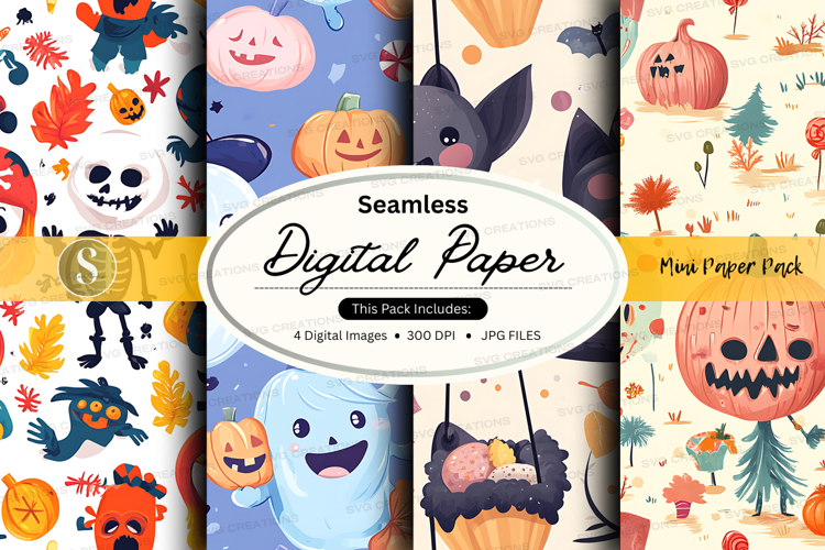 Halloween Seamless Pattern
