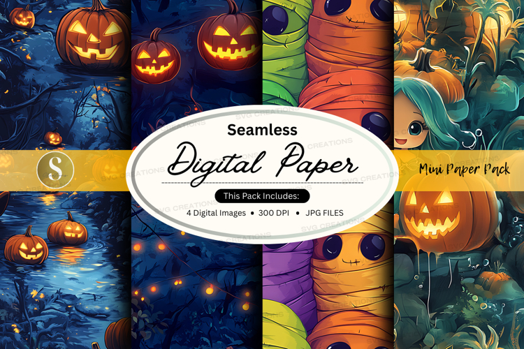 Halloween Seamless Pattern Image 6