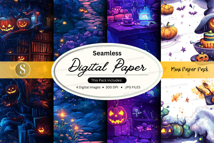 Halloween themed digital paper pack (6563575)