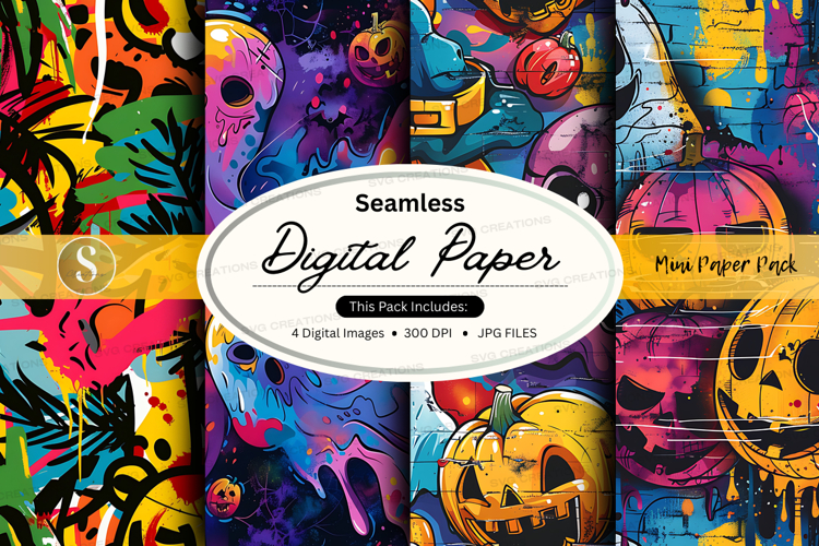 Skull Seamless Pattern Image 11