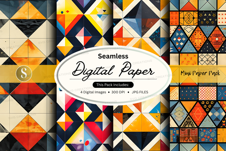 Geometric Seamless Pattern Image 18