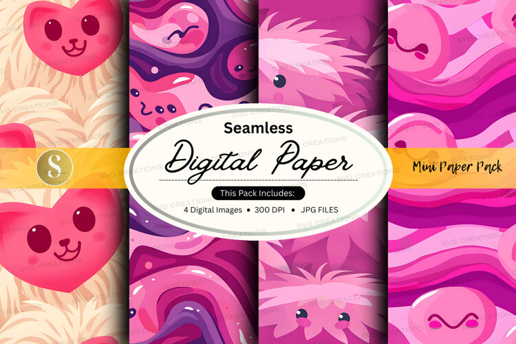 Mini Paper Files Seamless digital paper - mini paper pack (6545976)