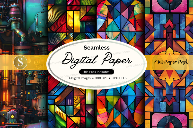 Geometric Seamless Pattern Image 18