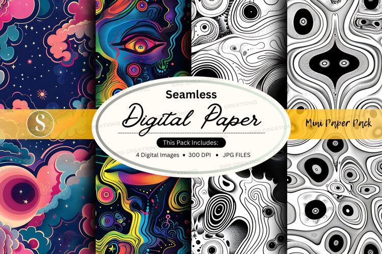 Seamless digital paper pattern pack (6559398)